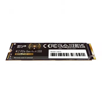 SSD M.2 2280 2 TB Silicon Power US75 PCIe 4.0 NVMe, Skaitymo greitis 7000 MB/s, Rašymo greitis 6000 MB/s