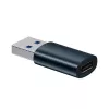 Adapteris Baseus Ingenuity USB-A → USB-C OTG (mėlynas)