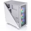 PC korpusas Thermaltake Divider 300 TG Snow ARGB Midi Tower baltas