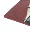 Krusell Sunne 4 Card FolioWallet dėklas iPhone XS Max, raudona, natūrali oda