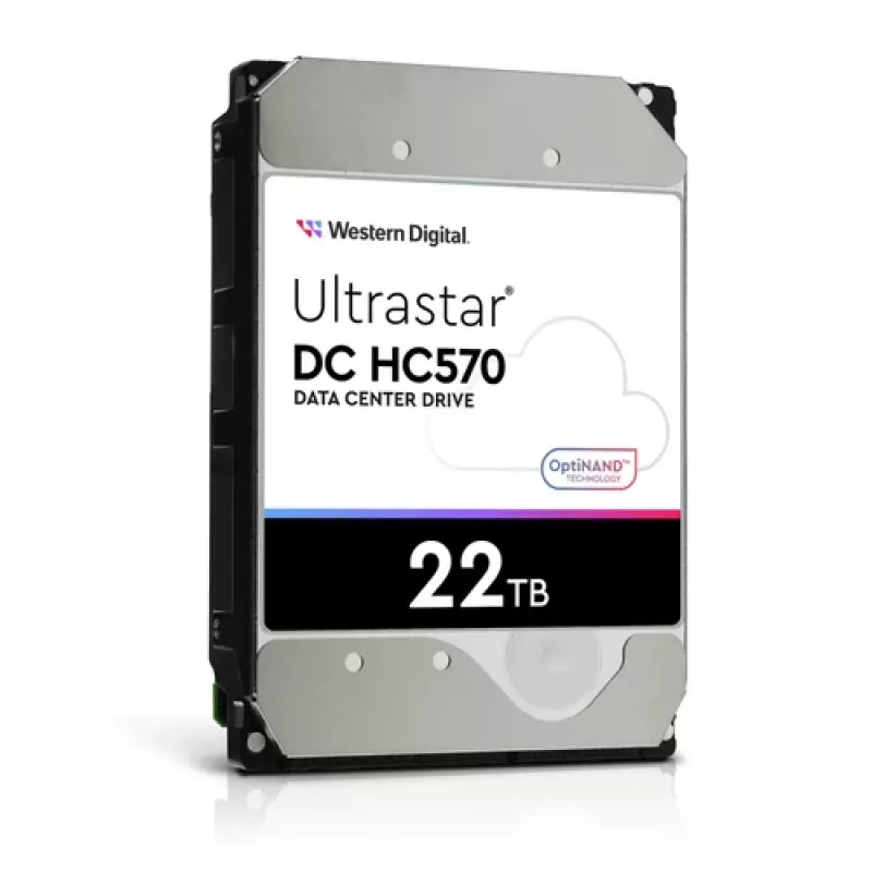 3,5 colio SAS HDD Western Digital Ultrastar DH HC570 22 TB, 12 Gbit/s, 7200 RPM, 512 MB talpykla