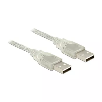 USB kabelis DeLOCK 83888 USB 2.0 1,5 m permatomas