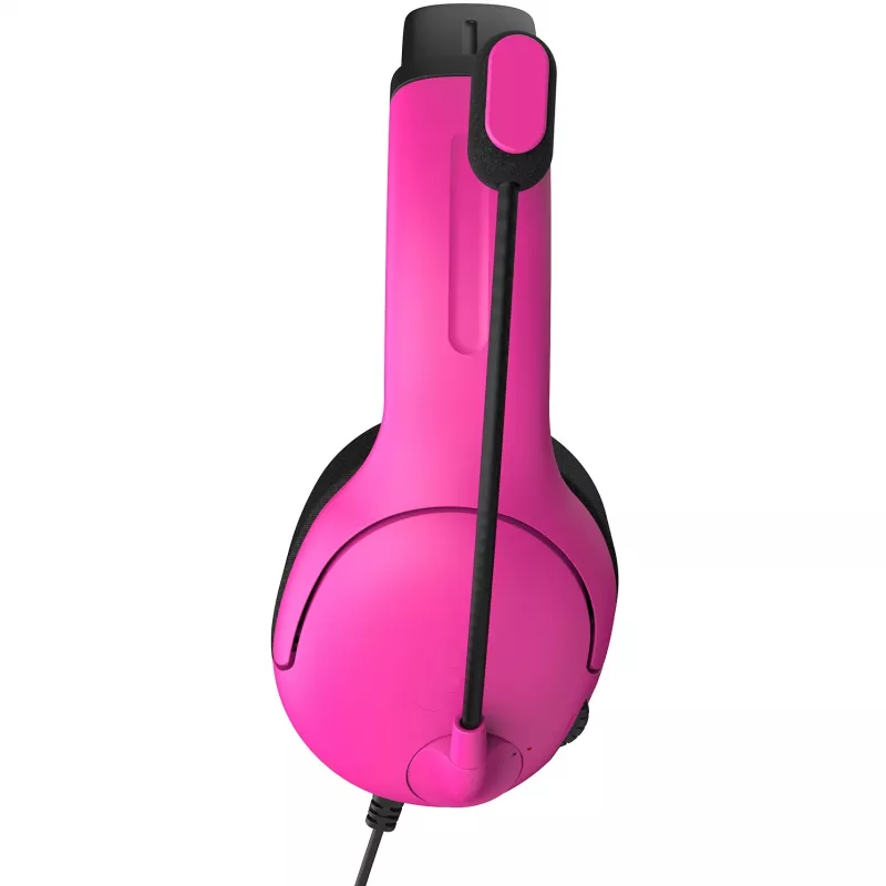 PDP PS5 ir PC NEBULA ULTRA VIOLET AIRLITE LAIDINĖ AUSINĖ, Laidinė, Žaidimų, Ausinė, Juoda, Rožinė