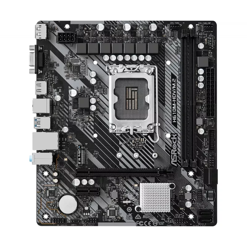 ASRock H610M-HDV/M.2 R2.0 LGA1700 DDR4 Micro-ATX pagrindinė plokštė