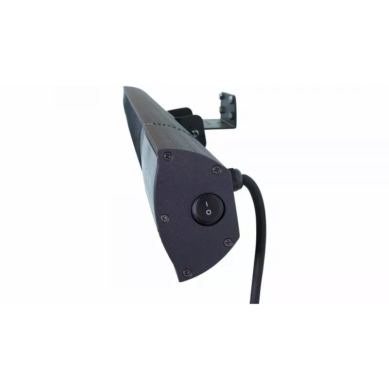 Infraraudonasis šildytuvas SUNRED RD-DARK-25, 2500 W, montuojamas ant sienos, IP55, juodas