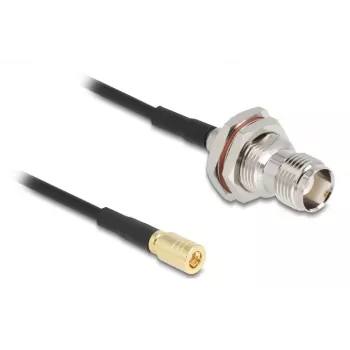 Delock antenos laidas TNC lizdas – SMB kištukas RG-174 20 cm (90724)