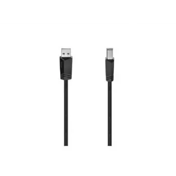 Hama 00200602 USB 2.0 laidas 1,5 m USB A – USB B juodas