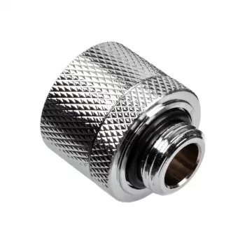 Alphacool Eiszapfen jungtis tiesi G1/4 colio AG į 16/10 mm – chromuotas sidabras
