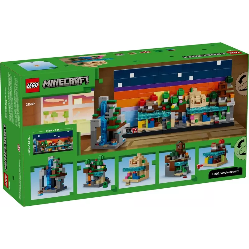 LEGO MINECRAFT 21589 Mini Biomes – statybų rinkinys