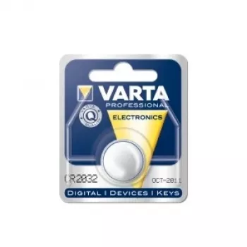 Vienkartinė baterija Varta CR 2032, nikelio-oksihidroksido (NiOx), 3 V