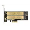 DeLOCK 89630 Vidinė PCIe sąsajos plokštė su dviem M.2 lizdais (SATA ir PCIe)