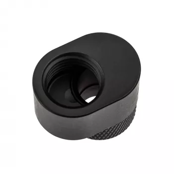 XSPC G1/4 Rotary 7mm Offset Fitting matinė juoda