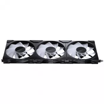 PHANTEKS NV-Series NV9 MK2 korpusas, EATX, DRGB, grūdintas stiklas - juodas ir M25 Gen2 PWM D-RGB ventiliatorius 3 vnt. rinkinys - atvirkštinė mentė, 140 mm, juodas + DRG