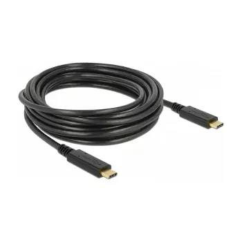 USB laidas DeLOCK 85206 USB 2.0 4 m USB C juodas