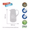 ROTPUNKT Termosas 1,0 l, ristretto (juoda)