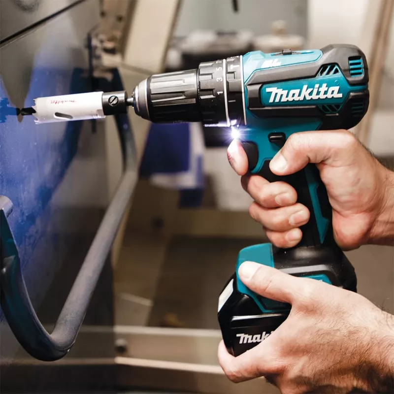 Gręžtuvas Makita DHP485Z, be rakto, 1,1 kg, juoda, mėlyna