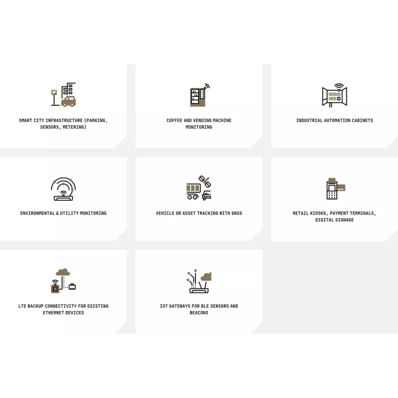 Tinklo maršrutizatorius IoT šliuzas LTE4/KNOT EC25-EU&KNE Mikrotik