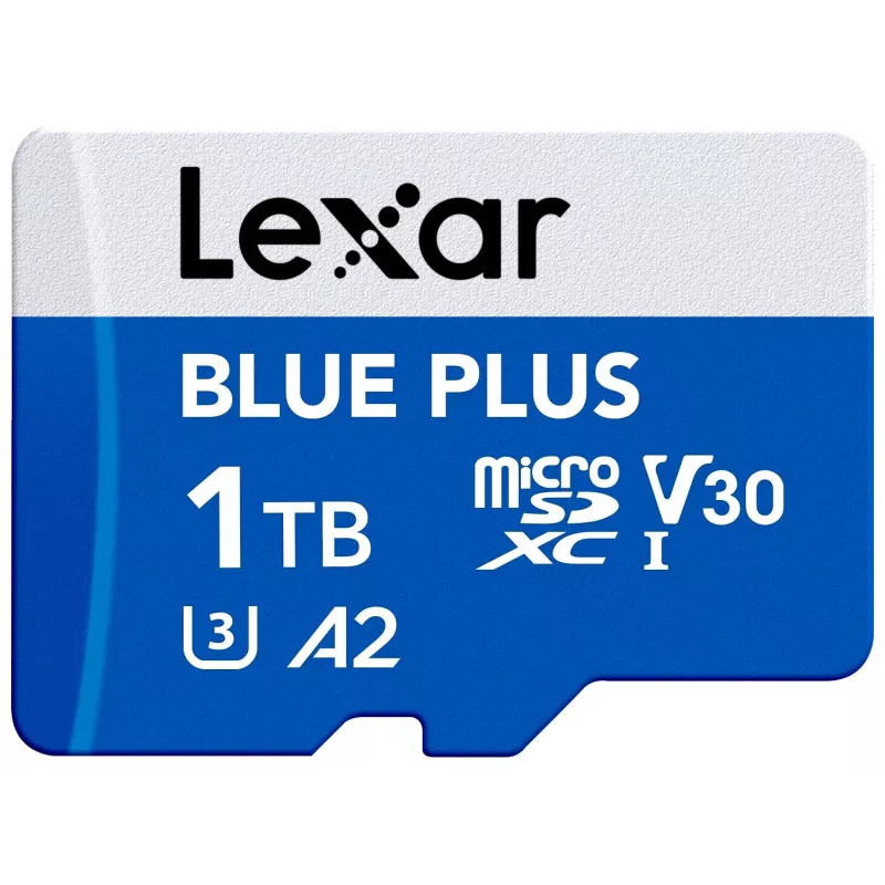 Lexar 1TB microSD kortelė C10 A2 U3 V30 170 MB/s Blue Plus