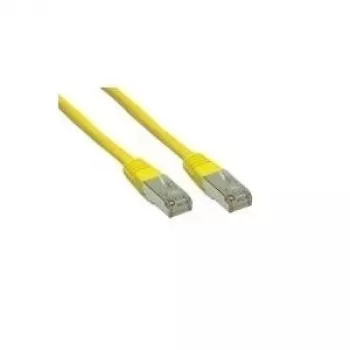 Tinklo kabelis Alcasa 1m Cat6 RJ-45 S/FTP geltonas