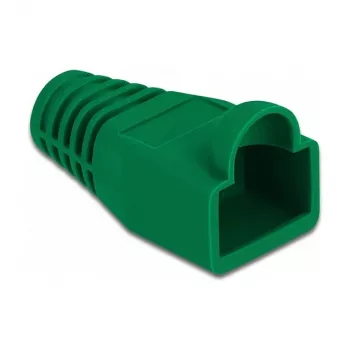 Įtempimo mažinimo elementas RJ45 kištukui DeLOCK 86726 žalias 20 vnt.