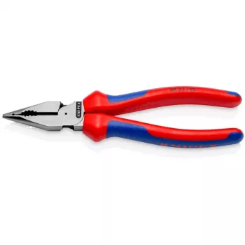 Replės smailianosės KNIPEX 08 22 185, 185 mm, 61 HRC