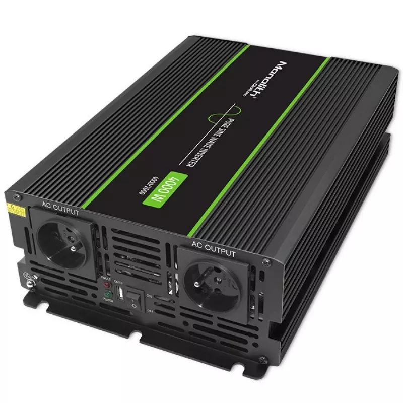 Qoltec Monolith keitiklis automobilinis 4000 W juodas