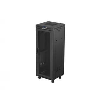Lanberg FF01-6632-23BL spintelė stovui 32U laisvai pastatoma spintelė juoda