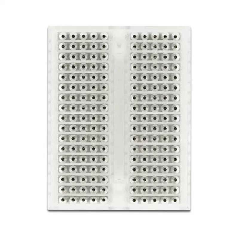 DELOCK 18323 Bandomoji plokštė (breadboard) permatoma plastikinė 36×46×10 mm