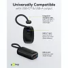 Powerbank 5.000 mAh, integruotas USB-C kabelis 13 cm, 20 W (juodas, 5 Ah, 1x USB-A, 1x USB-C, PD, QC)