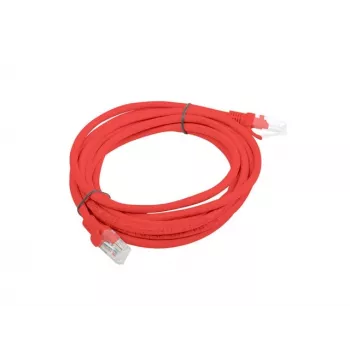 PATCHCORD Cat.6 UTP 3M Raudonas FLUKE PASSED LANBERG 10 VNT.