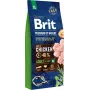 Sausas šunų ėdalas Brit Premium by Nature Adult XL 15 kg – Vištiena ir Lašiša, 28% baltymų, 16% riebalų