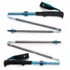 Trekkingo lazdos Black Diamond Distance Carbon FLZ, reguliuojamos 110–125 cm, anglies velenas, sulankstomos, 3 segmentai, 336 g