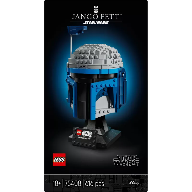 LEGO Star Wars 75408 Jango Fett šalmas, rinkinys iš 616 detalių, 18+