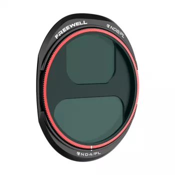 Hibridinis ND8/PL filtras Freewell, skirtas DJI Mavic 4 Pro – neutralaus tankio 3-stop su cirkuliariniu poliarizatoriumi