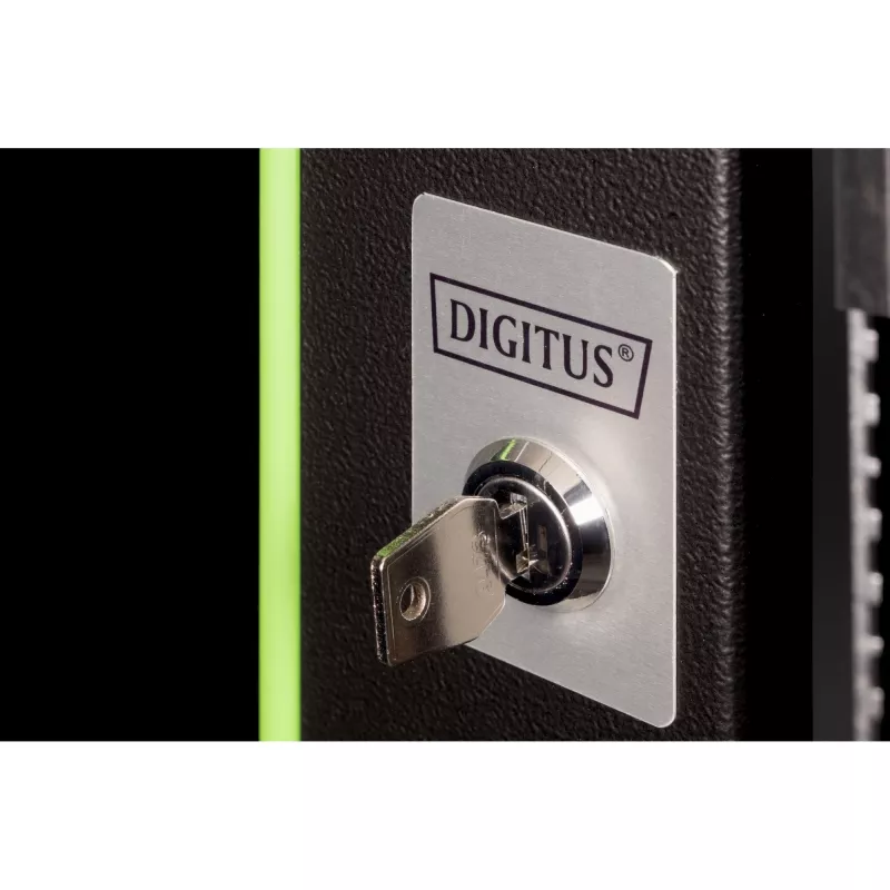 Sieninis tinklo spintos rėmas Digitus DN-19 16-U-SW