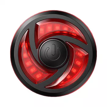 Galinis dviračio žibintas Superfire BTL02 USB, 330 mAh baterija, įkraunamas per USB, galinis saugos žibintas
