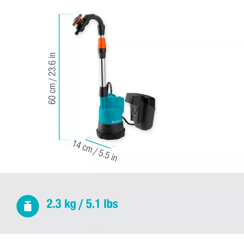 Gardena 14602-66 Sodo įrankis 2000 L Juodas