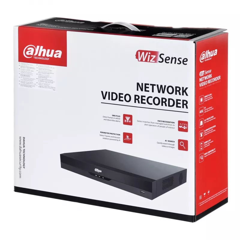 Tinklinis vaizdo registratorius DAHUA NVR4216-EI – 16 kanalų 1920×1080, 6 TB, 1U, juodas