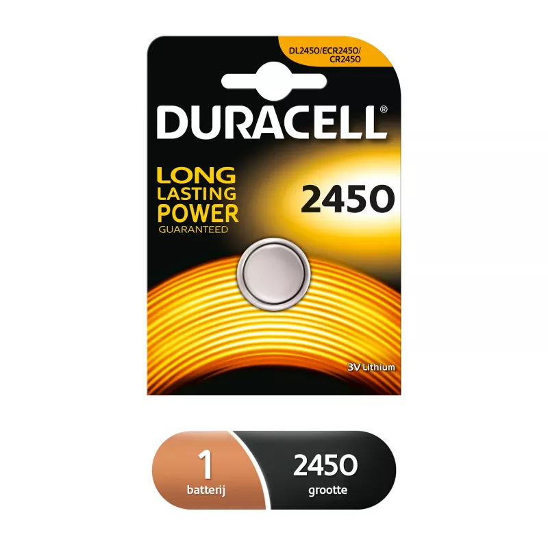 Duracell CR2450 3V vienkartinė ličio baterija