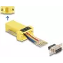 DeLOCK D-Sub 9 kontaktų moteriškas į RJ45 moterišką surinkimo rinkinys geltonas VGA RJ-45