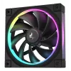 120 mm ventiliatorius DeepCool FL12 3-in-1 juodas, 120×25 mm, 2150 RPM, Fluid Dynamic Bearing, PWM, 55 CFM, 32 dB, 3 vnt. pakuotė