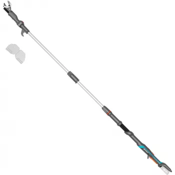 Belapis teleskopinis genėtuvas HighCut 250/18V P4A solo, 18V (tamsiai pilka/turquoise, be akumuliatoriaus ir įkroviklio, POWER FOR ALL ALLIANCE)