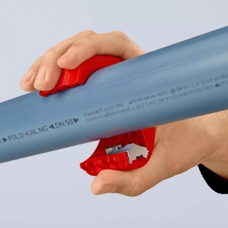 KNIPEX rankinis vamzdžių pjaustytuvas PVC ir sandarinimo movoms