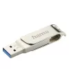 Hama C-Rotate Pro USB atmintukas 256 GB USB Type-A / USB Type-C 3.2 Gen 1 (3.1 Gen 1) sidabrinis