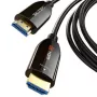 Aktyvus šviesolaidinis HDMI 2.1 laidas 20m, 8K@60Hz, 48Gbps, auksuoti kontaktai