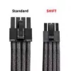 Laidų rinkinys 2x 12V-2x6, skirtas Corsair, 65 cm