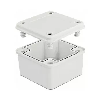 DeLOCK montažinis korpusas IP65 vandeniui atsparus 96 x 96 x 60 mm pilkas