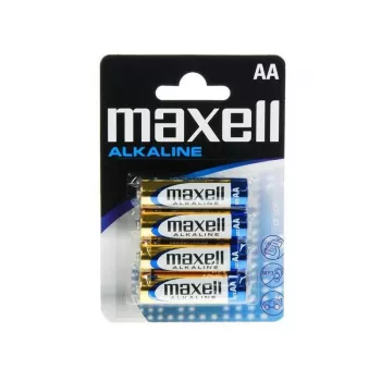 Maxell šarminės baterijos AA LR6, 1,5V, 15A-BL4, 4 vnt.