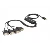 DeLock USB2.0 > 4 x Serial Adapter - USB - RS-232 x 4 (61887)