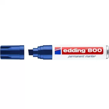 Permanentinis markeris Edding 800 kūginis antgalis mėlynas